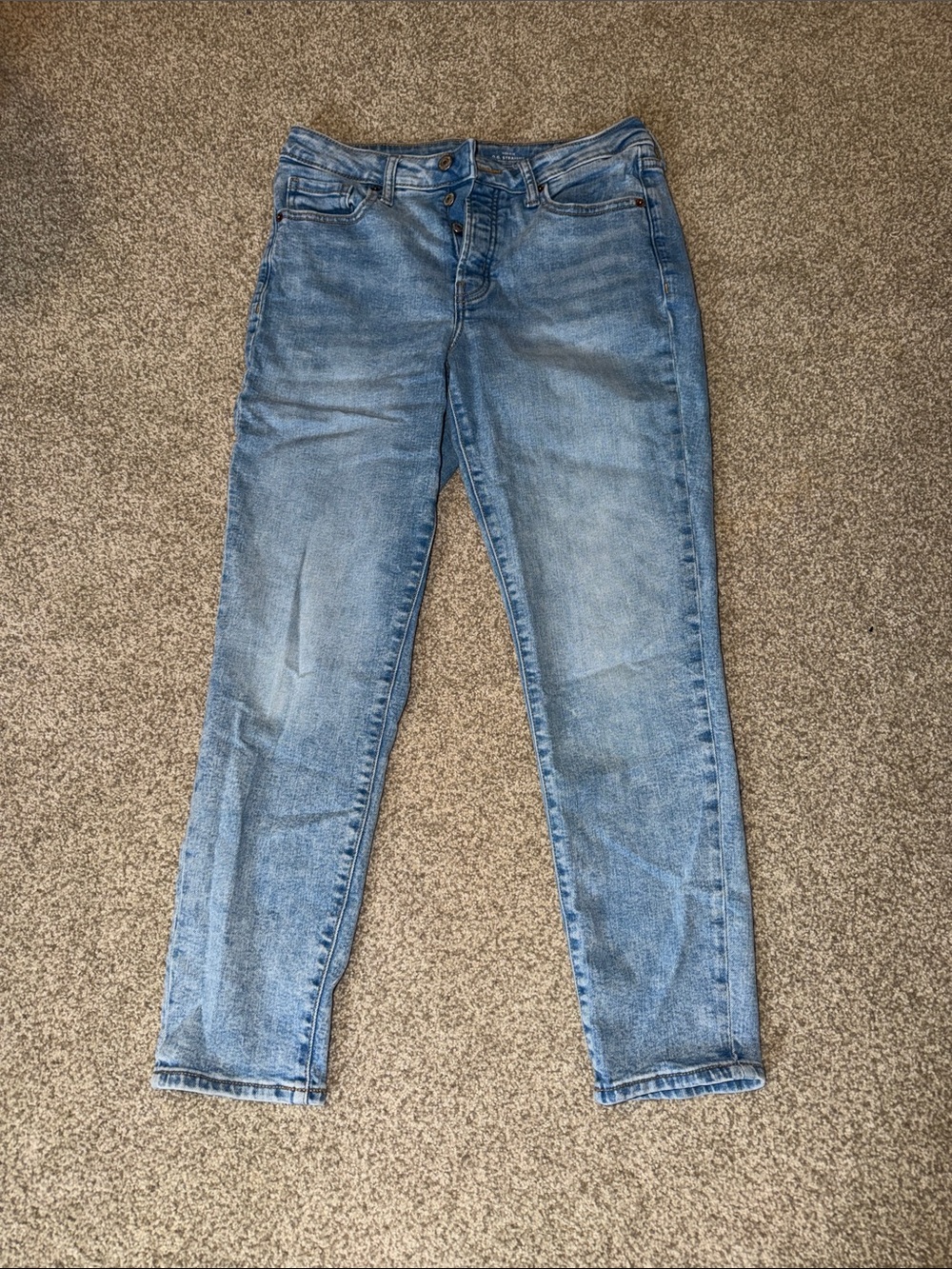 Old Navy Light Blue High-Rise Stretch Jeans